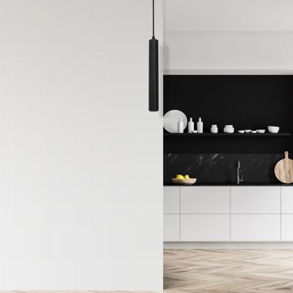LED Lustr na lanku do lištového systému TRACK PENDANT LED/3W/230V černá