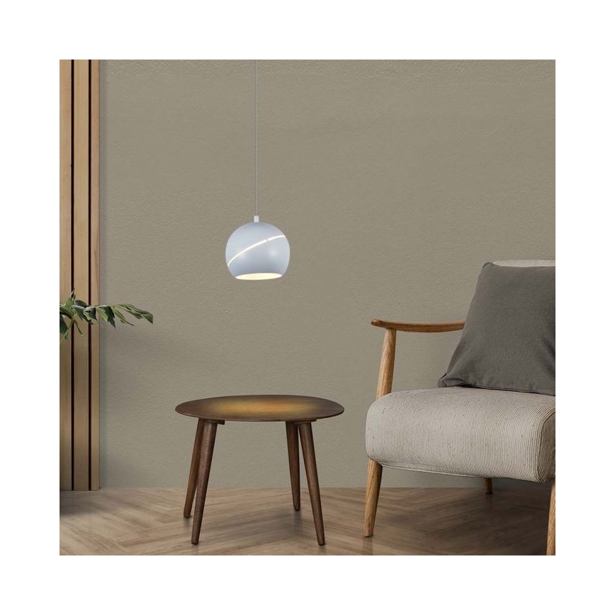 LED Lustr na lanku dotykový LED/8,5W/230V 3000K bílá