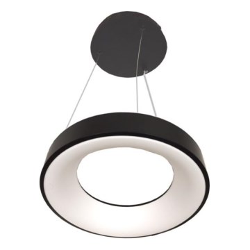 LED Lustr na lanku DRAX LED/32W/230V 4000K pr. 38 cm černá