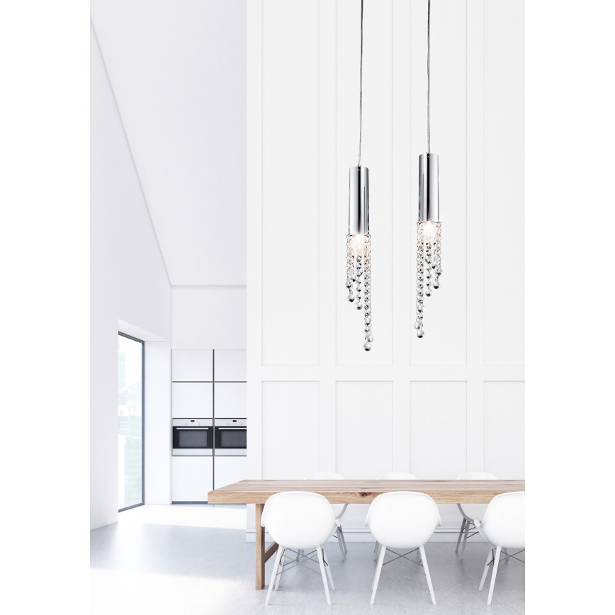 LED Lustr na lanku DUERO 2xLED/3W/230V