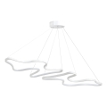 LED Lustr na lanku DUPLE ARTISAN LED/80W/230V 6500K bílá