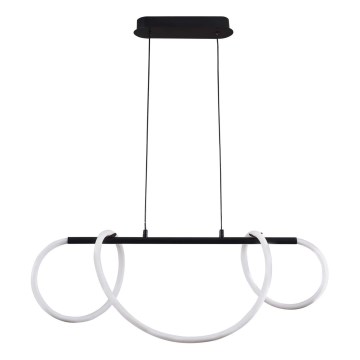 LED Lustr na lanku EMMA LED/38W/230V černá