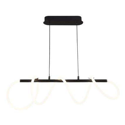 LED Lustr na lanku EMMA LED/38W/230V černá