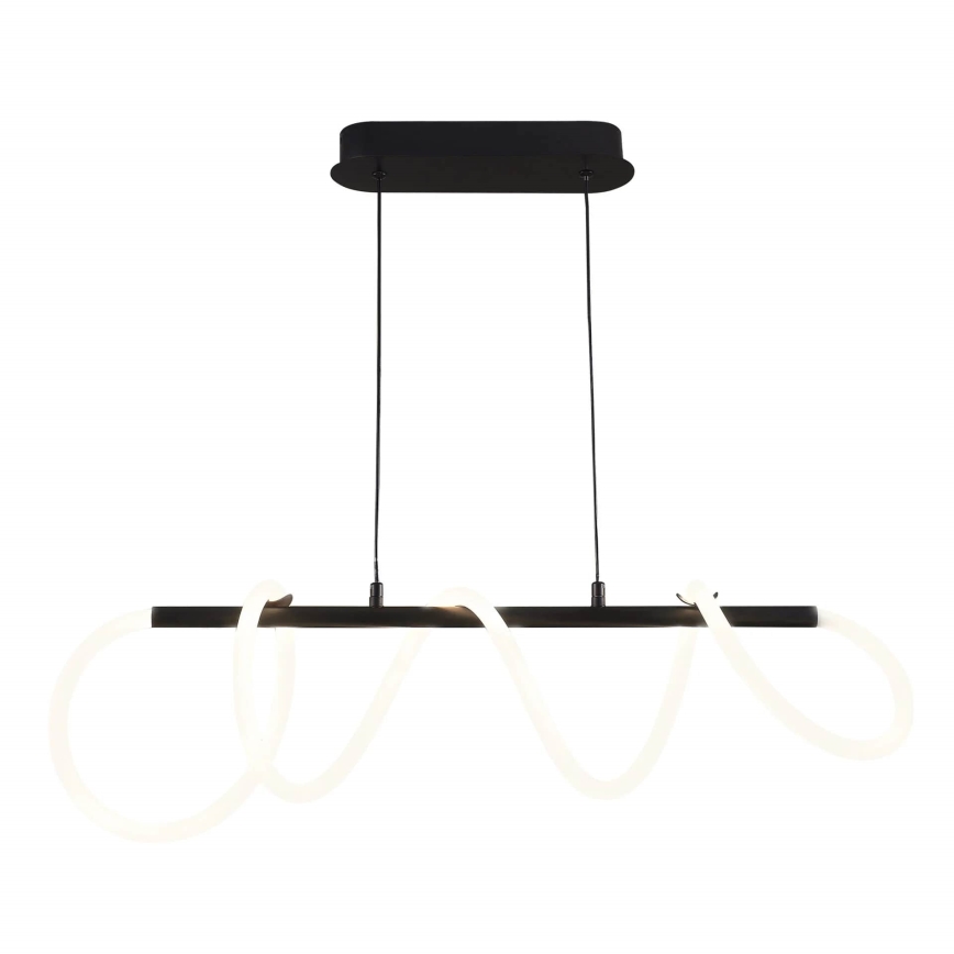LED Lustr na lanku EMMA LED/38W/230V černá