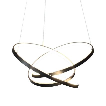 LED Lustr na lanku EMPOLI LED/55W/230V černá