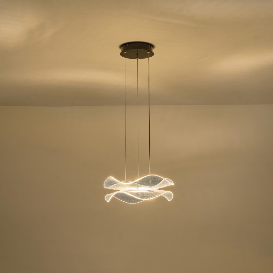 LED Lustr na lanku FIRENZE LED/34W/230V 3000K pr. 34 cm