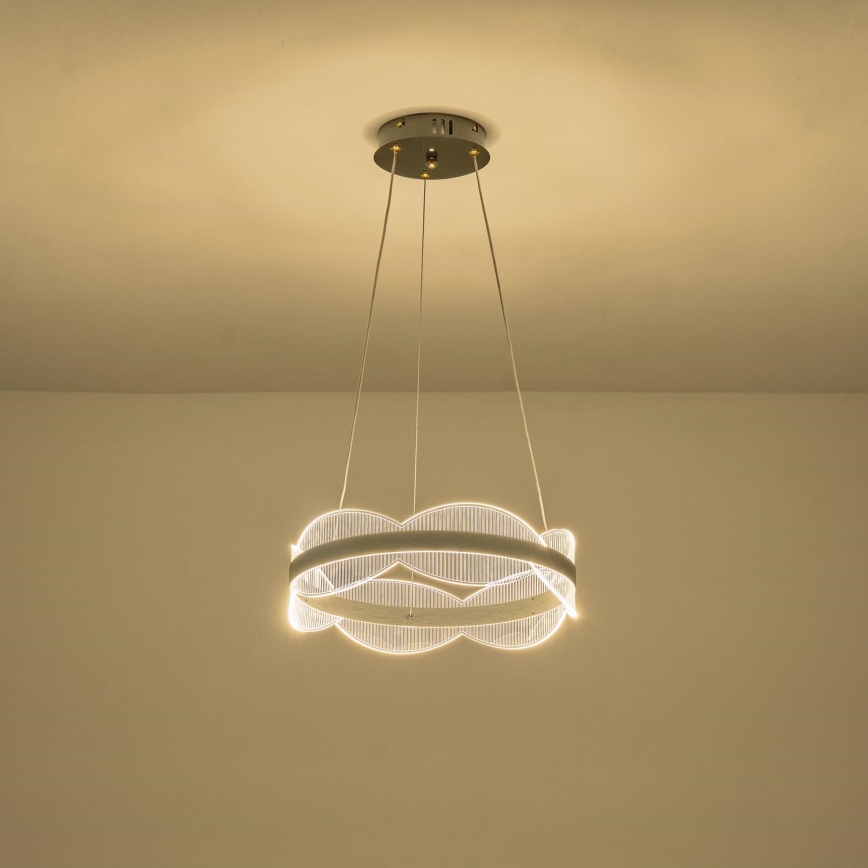 LED Lustr na lanku FIRENZE LED/48W/230V 3000K pr. 40 cm