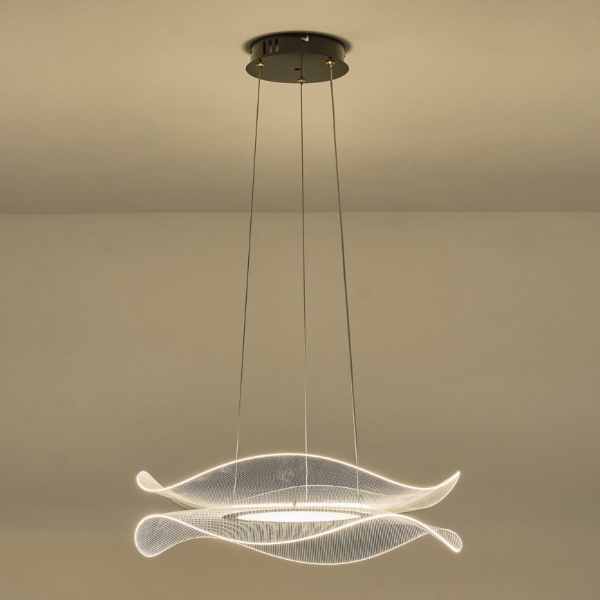 LED Lustr na lanku FIRENZE LED/48W/230V 3000K pr. 54 cm