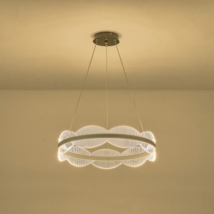 LED Lustr na lanku FIRENZE LED/60W/230V 3000K pr. 60 cm