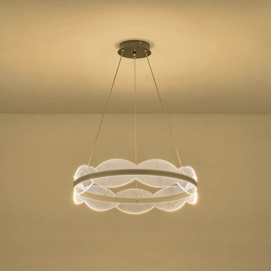LED Lustr na lanku FIRENZE LED/60W/230V 3000K pr. 60 cm
