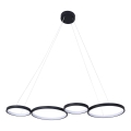 LED Lustr na lanku FLAMENCO LED/42W/230V 4000K černá