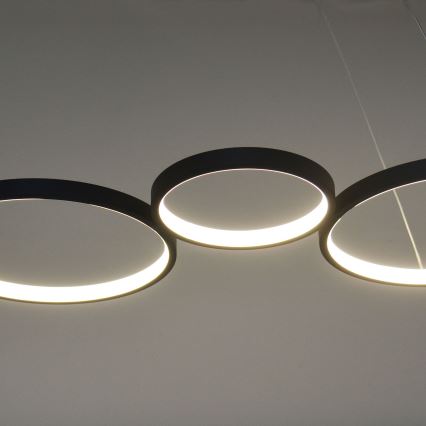 LED Lustr na lanku FLAMENCO LED/42W/230V 4000K černá