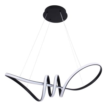 LED Lustr na lanku FLAVIA LED/44W/230V černá