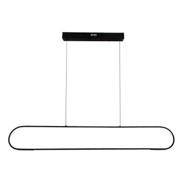 LED Lustr na lanku FRAME LED/42W/230V černá