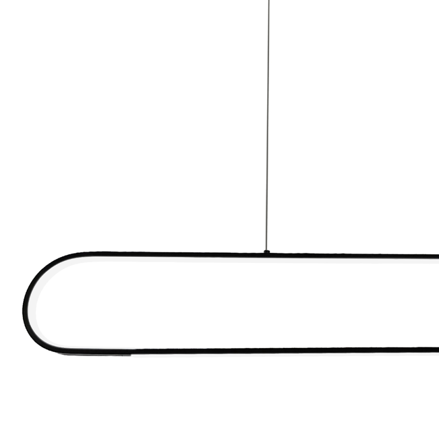LED Lustr na lanku FRAME LED/42W/230V černá