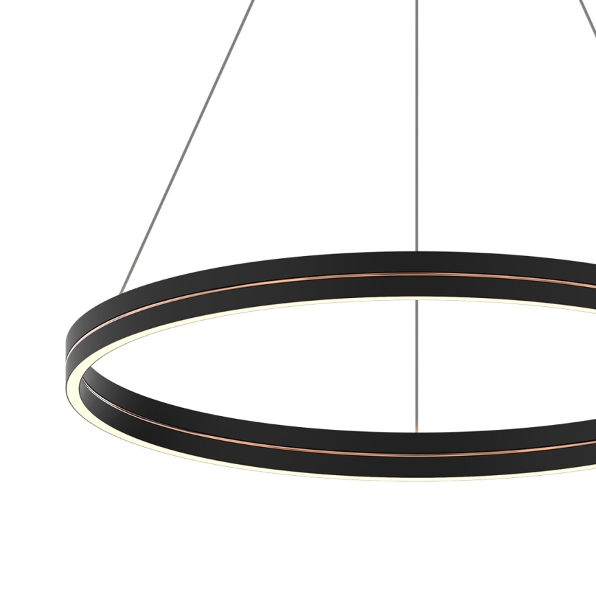 LED Lustr na lanku GRAVITY LED/36W/230V černá