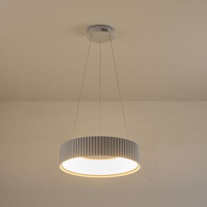 LED Lustr na lanku HALLO LED/30W/230V 3000K bílá