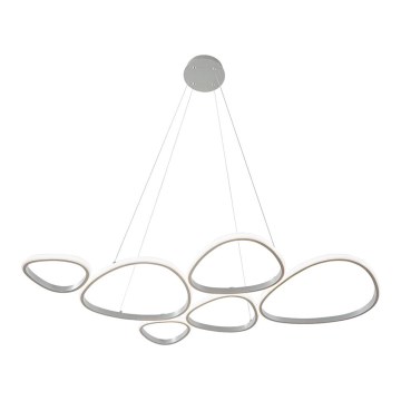 LED Lustr na lanku HELIX LED/61W/230V stříbrná