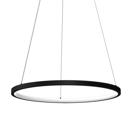 LED Lustr na lanku HOOP LED/27W/230V pr. 50 cm 4000K černá