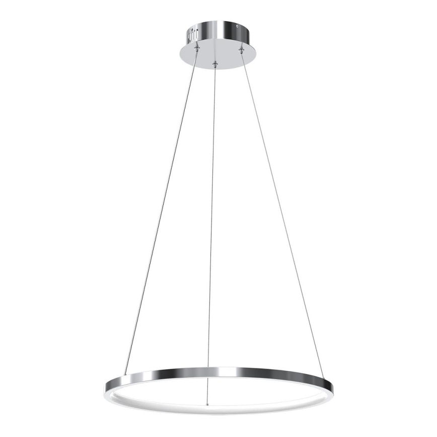 LED Lustr na lanku HOOP LED/27W/230V pr. 50 cm 4000K lesklý chrom