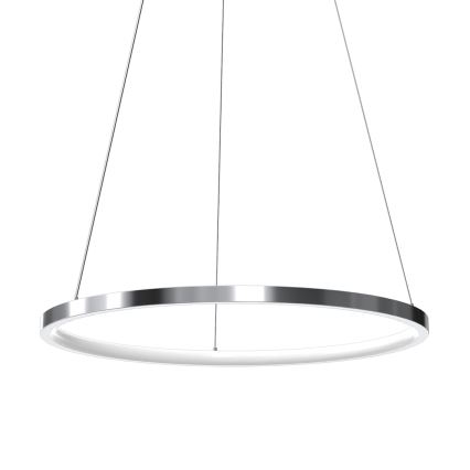 LED Lustr na lanku HOOP LED/27W/230V pr. 50 cm 4000K lesklý chrom