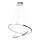 LED Lustr na lanku HOOP LED/51W/230V pr. 60 cm 4000K lesklý chrom