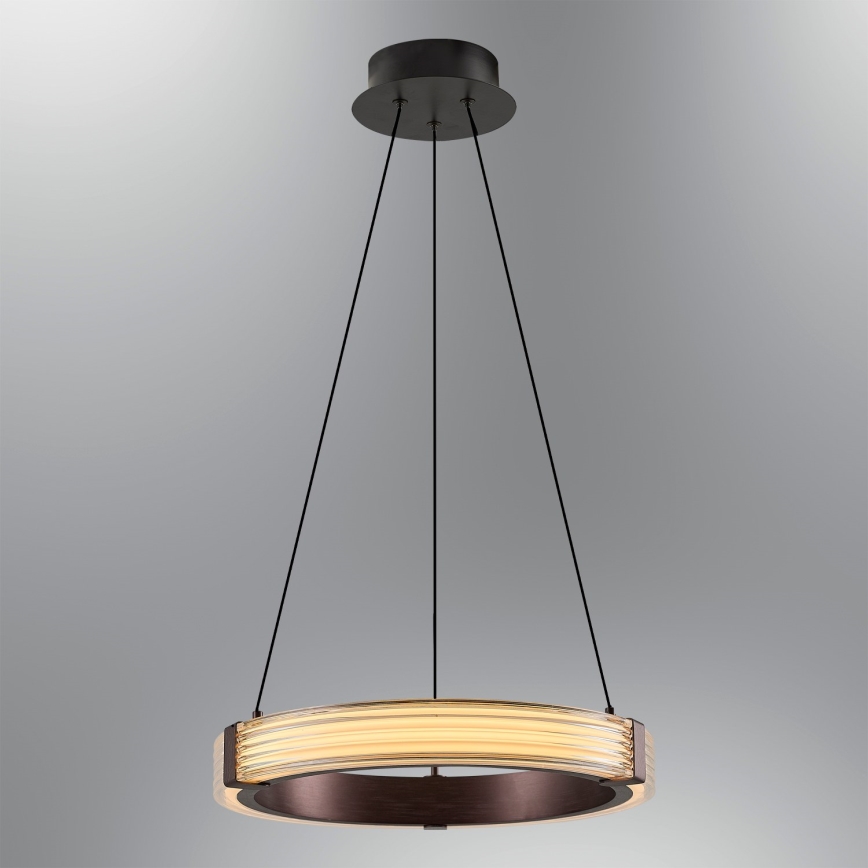 LED Lustr na lanku JESI LED/2W/230V 3000K hnědá