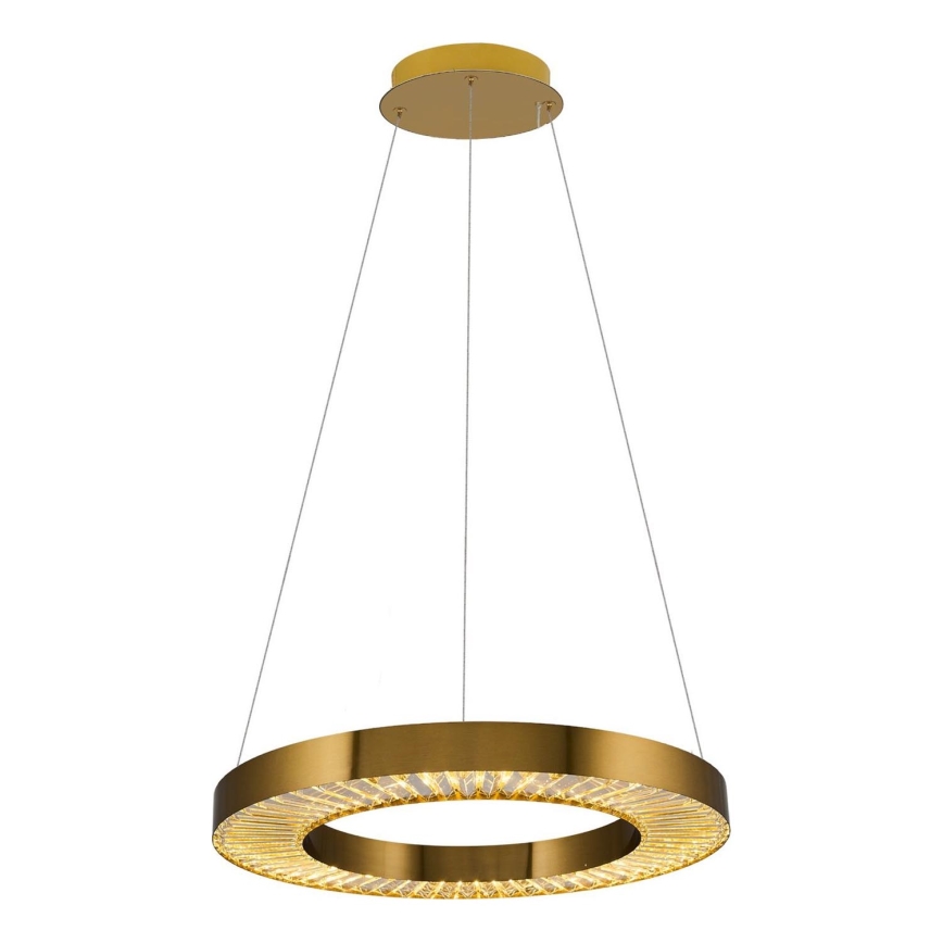 LED Lustr na lanku JESI LED/35W/230V 3000K pr. 60 cm bronzová