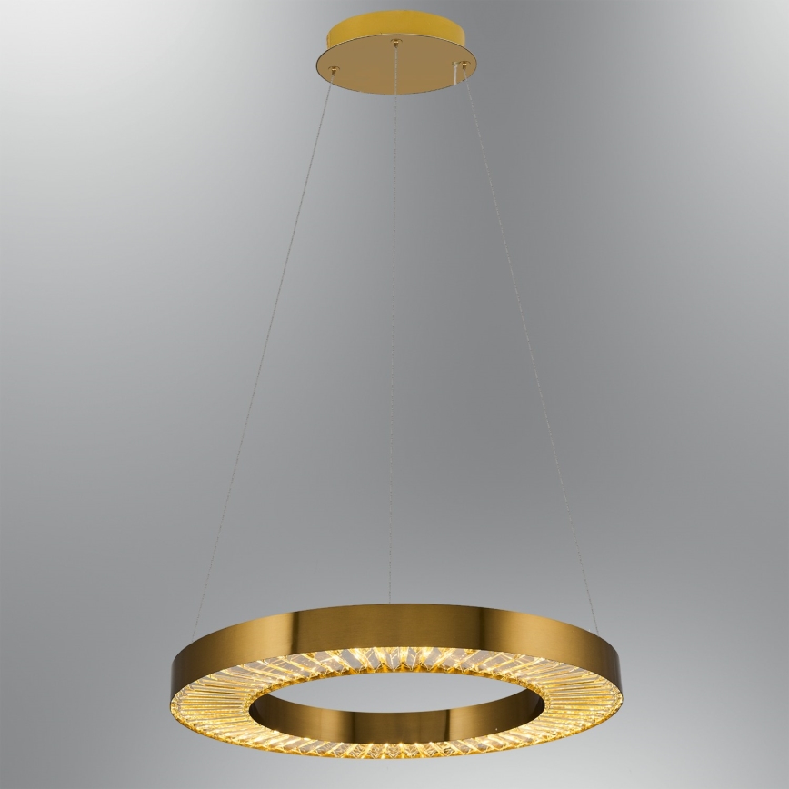 LED Lustr na lanku JESI LED/35W/230V 3000K pr. 60 cm bronzová