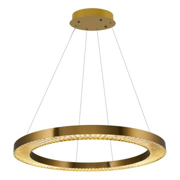 LED Lustr na lanku JESI LED/90W/230V 3000K pr. 100 cm bronzová