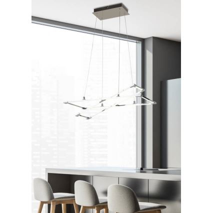 LED Lustr na lanku KSEROS LED/35W/230V