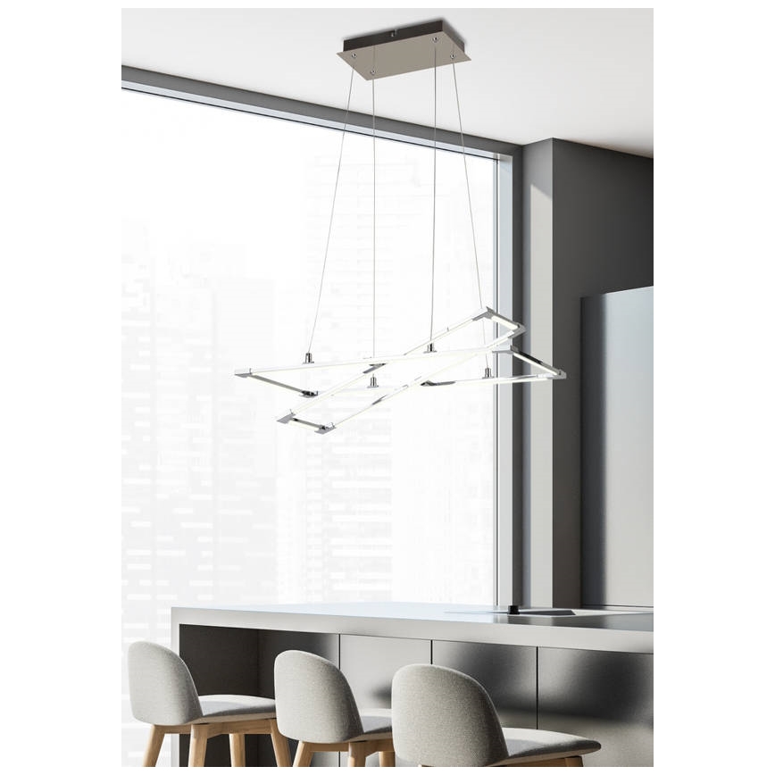 LED Lustr na lanku KSEROS LED/35W/230V