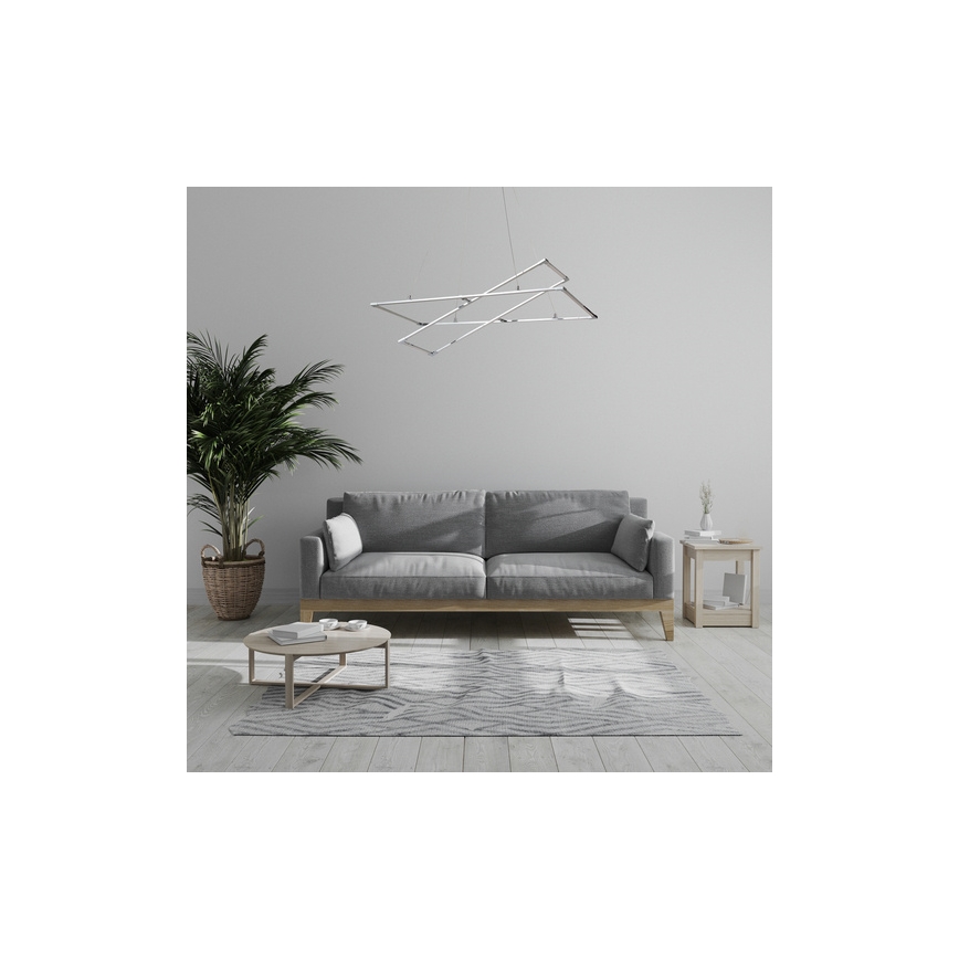 LED Lustr na lanku KSEROS LED/45W/230V