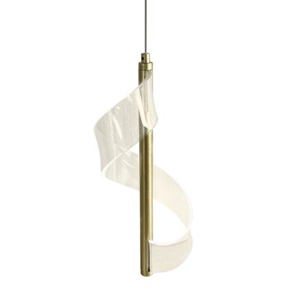 LED Lustr na lanku LARGO LED/10W/230V zlatá