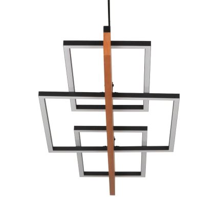 LED Lustr na lanku LARYSA LED/35W/230V borovice