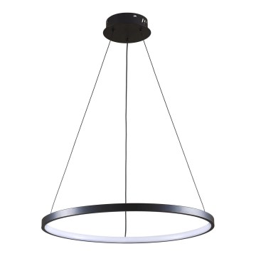 LED Lustr na lanku LEA LED/20W/230V 4000K pr. 50 cm černá