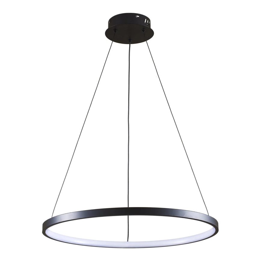 LED Lustr na lanku LEA LED/20W/230V 4000K pr. 50 cm černá