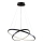 LED Lustr na lanku LEA LED/35W/230V 4000K pr. 60 cm černá