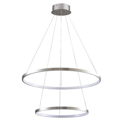 LED Lustr na lanku LEA LED/35W/230V 4000K pr. 60 cm matný chrom