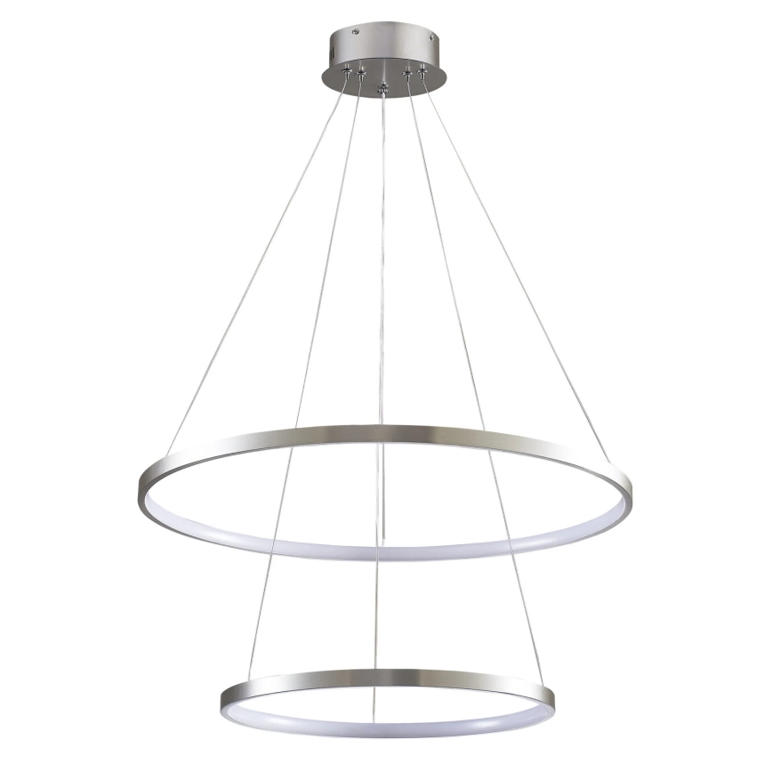 LED Lustr na lanku LEA LED/35W/230V 4000K pr. 60 cm matný chrom