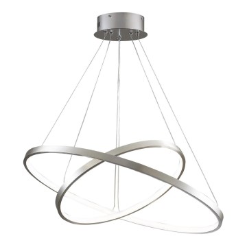 LED Lustr na lanku LEA LED/35W/230V 4000K pr. 60 cm matný chrom