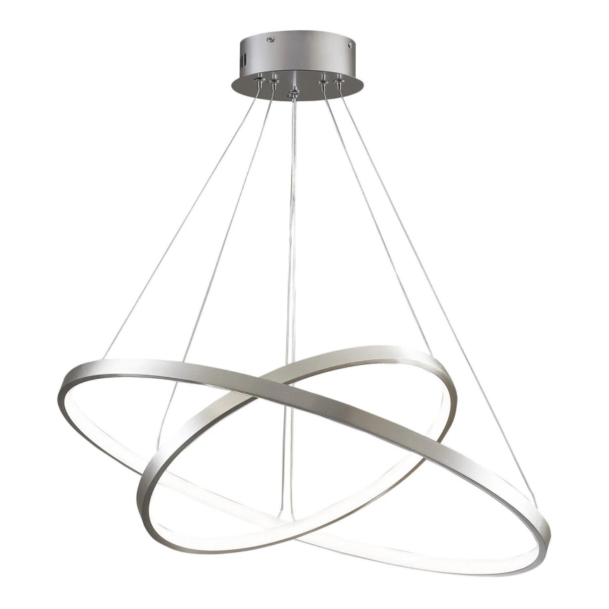 LED Lustr na lanku LEA LED/35W/230V 4000K pr. 60 cm matný chrom