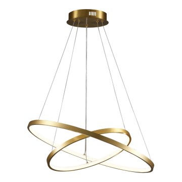 LED Lustr na lanku LEA LED/35W/230V 4000K pr. 60 cm zlatá