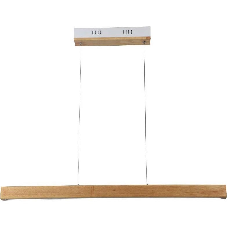 LED Lustr na lanku LED/12W/230V 4000K hnědá