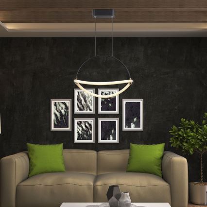 LED Lustr na lanku LED/12W/230V 4000K pr. 40 cm