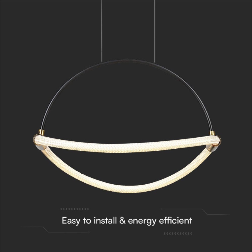 LED Lustr na lanku LED/12W/230V 4000K pr. 40 cm