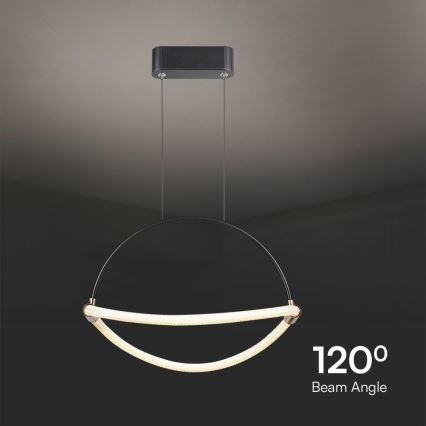 LED Lustr na lanku LED/12W/230V 4000K pr. 40 cm