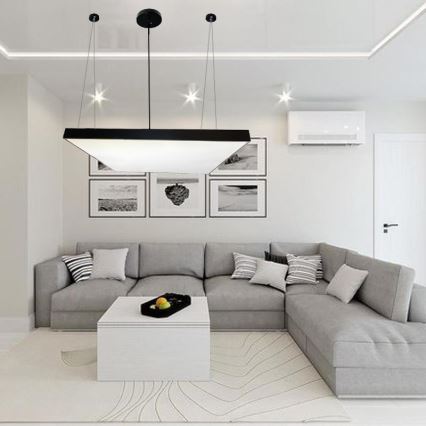 LED Lustr na lanku LED/170W/230V 4000K 100x100 cm