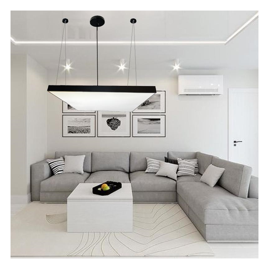 LED Lustr na lanku LED/170W/230V 4000K 100x100 cm