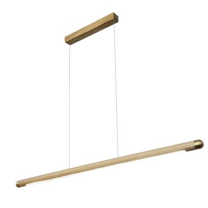 LED Lustr na lanku LED/22W/230V 4000K 120 cm jasan/masiv